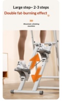 Appareil de fitness multifonctionnel pour la maison, simulateur d'escalade et de marche en place en métal, modèle 2026