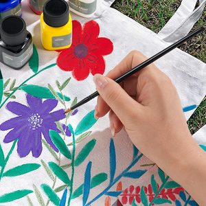 Xin Bowen Nguồn Cung Cấp Nghệ Thuật 6 Màu Sắc <span class=keywords><strong>30Ml</strong></span> Sinh Thái Thân Thiện Sắc Tố Vải Sợi Sơn Dệt Sơn Cho Vải Quần Áo Giày Sơn - Product Image 6