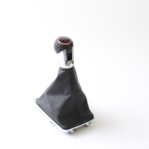 Car Gear <b>Knob</b> Leather 5 6 Speed <b>Shift</b> Lever For Golf 7 VW Car Ergonomic Design - Product Image 3