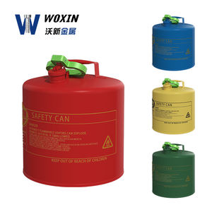 <span class=keywords><strong>Bidon</strong></span> de sécurité rond en métal ignifuge de type I de 5 gallons, <span class=keywords><strong>rouge</strong></span>, <span class=keywords><strong>bidon</strong></span> en métal Zyn avec entonnoir, vente en gros - Product Image 2