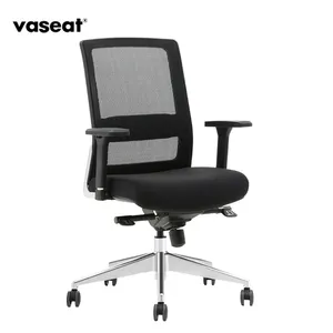 Sedia ergonomica di lusso con schienale medio regolabile all'ingrosso moderna della mobilia dell'ufficio del manager della maglia a buon mercato