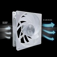 Fan Doctor MF14025 14CM ARGB Sync Case Ventilateur Lame Inversée avec Sortie Avant Carte Graphique En Plastique Refroidissement Compatible ARGB Systems