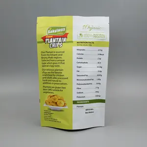 Aangepaste Bedrukte Food Grade Ziplock Snack Custom Plastic Zakje Verpakking Voedsel Verpakking Zak