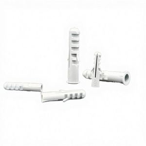Kit d'ancrage mural en nylon gris-blanc supérieur, chevilles en plastique, clous, boulons, marteau, et chevilles à expansion en PE (polyéthylène) type fusée - Product Image 2