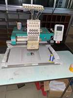 Machine à broder informatisée à tête unique ordinateur fabricant de machine à broder à capuchon plat