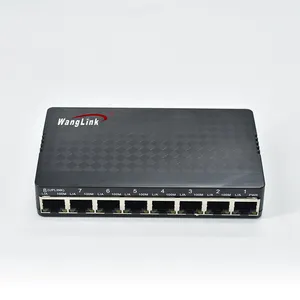 Fast 8 Port 24V/48V POE IN Reverse Poe Switch 8 Port 10/100Mbps Ethernet Switch with Poe out Support Vlan