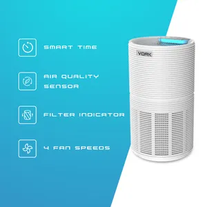 China Suppliers Hot Sales Round Shape Tuya App Wifi Smart Control Air Cleaner Sleeping Mode Air Purifier