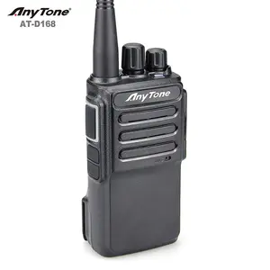 Rádio digital D168 Anytone DMR VHF 136-174Mhz, suporte para rádio UHF 5V USB C, comutável, 2 tons e 5 tons, rádio transceptor