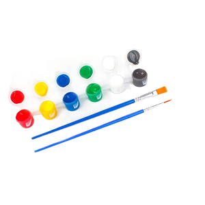 Ensemble de peinture à l'eau lavable 12ml pour enfants fournitures d'art 3ml papier peinture moyen pour les activités d'art d'<span class=keywords><strong>anniversaire</strong></span> faveurs de fête - Product Image 1