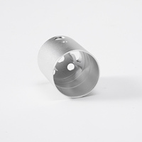 Boîtier de lampe torche LED en alliage d'aluminium usiné sur mesure par CNC avec traitement de surface usiné et anodisé