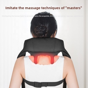 Elektrische knedende nek-warmtecompress infrarood fysiotherapie schouder- en nekmassage-apparaat - Product Image 2
