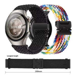 Correa de Reloj de Nailon Elástica y Transpirable con Hebilla de Paracaídas de 20mm 22mm para Samsung Watch 7 6 5 4, Correa para <span class=keywords><strong>Huawei</strong></span> Amazfit - Product Image 1