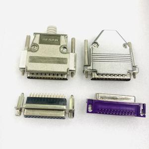 180 градусов прямой цинковый пылевой D-Sub металлический капот 25 P DB коннектор верхний входной крышки коннектор аксессуары для 25 Pind Sub коннектор - Product Image 5