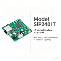 Carte amplificateur audio réseau IP SIP2401T haute fidélité avec sortie amplificateur 2 * 15W pour enceintes IP extérieures