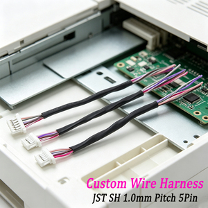 1.0mm Pitch 5Pin JST SHR-05V-S Çevresel Kablo Kompakt Ev Aletleri Kontrol Devresi için Tek Uçlu Kablo Demeti - Product Image 1