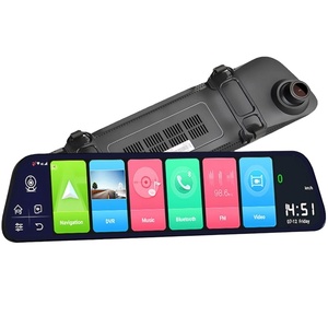 Zimtop 12 дюймов 1080p 4G зеркало заднего вида Автомобильная камера WiFi ADAS <span class=keywords><strong>Android</strong></span> 8,1 сенсорный видеорегистратор - Product Image 1