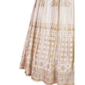 Superbes vêtements de mariage en georgette à paillettes blanches Lehenga Choli - Product Image 1