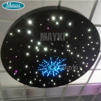 Rollos de Fibra Óptica de Plástico de la Mejor Calidad, 0.75mm PMMA, Cables de Fibra Óptica con Extremo Luminoso para Decoración de Techos de Cine