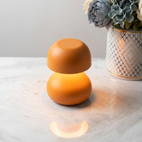 Lampe de table champignon sans fil rechargeable CCT minimaliste pour créer une ambiance conviviale à la maison ou au bureau