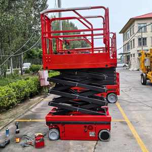 T-080 gunting elektrik, Lift 4-18m Aerial Platform 6m 8m 10m 12m 14m Skylift Mobile pengangkat gunting hidrolik - Product Image 6