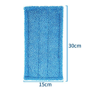 Têtes de balai serpillère manuelles en microfibre lavables pour nettoyage de sols secs/humides avec design écologique et séchage rapide, et manche en acier inoxydable - Product Image 6