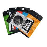 Sac à fermeture éclair zip-lock universel en plastique personnalisé pochette électronique câble chargeur pour écouteurs ligne de données sac d'emballage de vente au détail avec trou