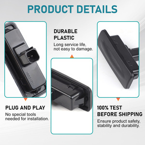 Hyundai Tailgate <b>Handle</b> 81260A5000 Black <b>Replacement</b> Part For I30 Elantra <b>Door</b> Lock - Product Image 4