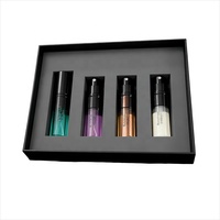 Boîte en carton personnalisée avec couvercle et base mats, avec insert en mousse EVA pour mini parfums, échantillons d'huiles essentielles, coffrets cadeaux rigides