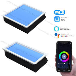 Panel de luz LED natural para el techo, rtifcial tragaluz, desde el amanecer hasta el cielo azul hasta el atardecer - Product Image 4