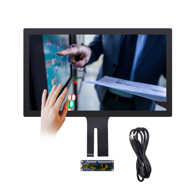 18.5inch Capacitive Touch Overlay Panel for Screen PCAP Projected Capacitive Touch Sensors Panel with Touch Kit USB Controller