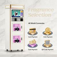 Distributeur automatique de nettoyage de casques OUYUAN à écran tactile, prise UE, paiement par pièces, QR code et jetons