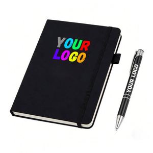 Custom Hardcover <b>A5</b> A6 Pu Leather Gift Logo Unique Notebook Journal Plan Book Notebooks Customizable - Product Image 1