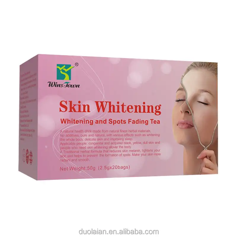 Skin whitening tea chinese whitening and spots fading tea Whiten Smoothing Care Rejuvenate detox Beauty white tea
