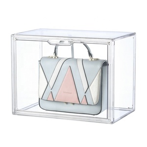 Tas tangan wanita, kotak penyimpan barang, tas Display magnetik akrilik bening - Product Image 4