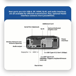 Computadora de Escritorio HP ProDesk 400G9 SFF con Descuento, Nueva y Original, Intel Core I3/i5/i7 de 14ª Generación, 8GB de RAM, 512GB de SSD - Product Image 6
