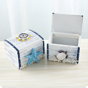 Caja de Joyería de Madera Estilo Mediterráneo, Rectangular, MDF, Diseño Clásico, Caja Decorativa para Almacenamiento en el Dormitorio - Product Image 3