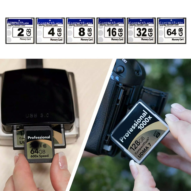 Professional Production Machinery Equipment Compact Flash CF Memory Card CompactFlash CF 133X 16GB Camera Flash Memory Card