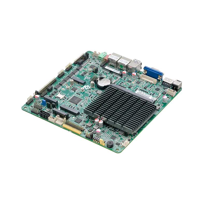 Placa base delgada Mini Itx N100 3,4 GHz Quad Core placa base DDR4 Dual Lan 8x USB LVDS placa base madre