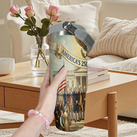 Gobelet isotherme personnalisé en acier inoxydable, motif gnome de Noël, écologique, durable, 30 oz, impression UV, livraison gratuite aux États-Unis