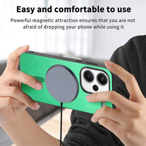 Funda de teléfono Cortex de carga inalámbrica de lujo para Xiaomi Poco C65 M6 X6 para Redmi Note 13 Pro Plus K70 <span class=keywords><strong>A3</strong></span> 13C cubierta de parachoques magnético - Product Image 6