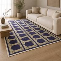 Tapis imprimé commercial fabriqué à la machine, logo personnalisé, pour événements et compétitions, 100 % polyester, ignifuge, antidérapant, pour zones à fort trafic