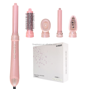 Juego <span class=keywords><strong>de</strong></span> peinado <span class=keywords><strong>de</strong></span> aire caliente multiestilo 5 en 1, secador <span class=keywords><strong>de</strong></span> pelo, cepillo, Alisador, secador <span class=keywords><strong>de</strong></span> pelo, peine <span class=keywords><strong>de</strong></span> peinado fácil para uso en viajes - Product Image 1