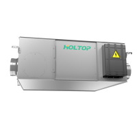 Mur de récupération d'énergie Hrv sans conduit Erv Heat Recovery Système de ventilation Home Air Heat Recuperator