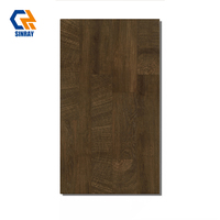 Carreaux d'intérieur modernes en imitation porcelaine bois massif 600x1200mm 9mm mats antibactériens résistants aux acides et à l'usure à faible épaisseur