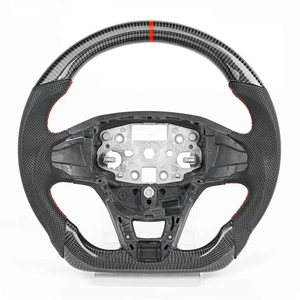 100% volant de voiture personnalisé fait à la main pour <span class=keywords><strong>Ford</strong></span> Tourneo personnalisé <span class=keywords><strong>puma</strong></span> 2017 2018 2019 <span class=keywords><strong>2020</strong></span> 2021 volant en Fiber de carbone - Product Image 2