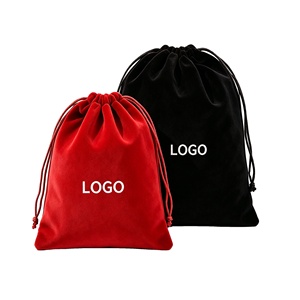 Bolsa de Terciopelo con Cordón al por Mayor, Bolsa de Terciopelo Multicolor, Logotipo Personalizado OEM, Bolsa de Almacenamiento de Joyería con Cordón, Bolsa de Regalo para Artículos Pequeños - Product Image 1