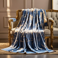Couverture en tricot jacquard Lightning super douce et confortable pour la décoration de la maison d'hiver canapé et couverture de voyage LN