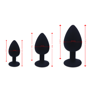 Sexbay <span class=keywords><strong>Vibrator</strong></span> pantat Plug Anal S/M/L untuk wanita/pria silikon lembut bentuk peluru erotis kontrol Manual mainan seks <span class=keywords><strong>Gay</strong></span> dewasa dibuat - Product Image 4