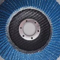 Disques à lamelles en zircone avec support en fibre de verre, disque abrasif de 4 pouces, grain 40/60/80 pour le meulage de métaux lourds, meuleuses pour acier inoxydable