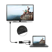 Convertisseur vidéo VGA vers numérique avec audio et alimentation Micro USB, adaptateur HDTV pour ordinateur portable, PC, moniteur TV, projecteur